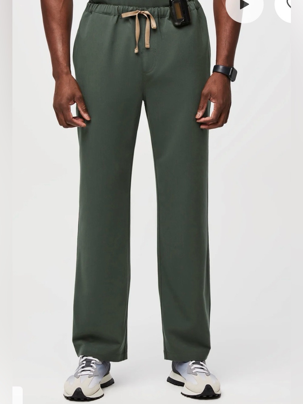 Figs Mens Pisco Straight-Leg Scrub Pant Moss Size XL Short